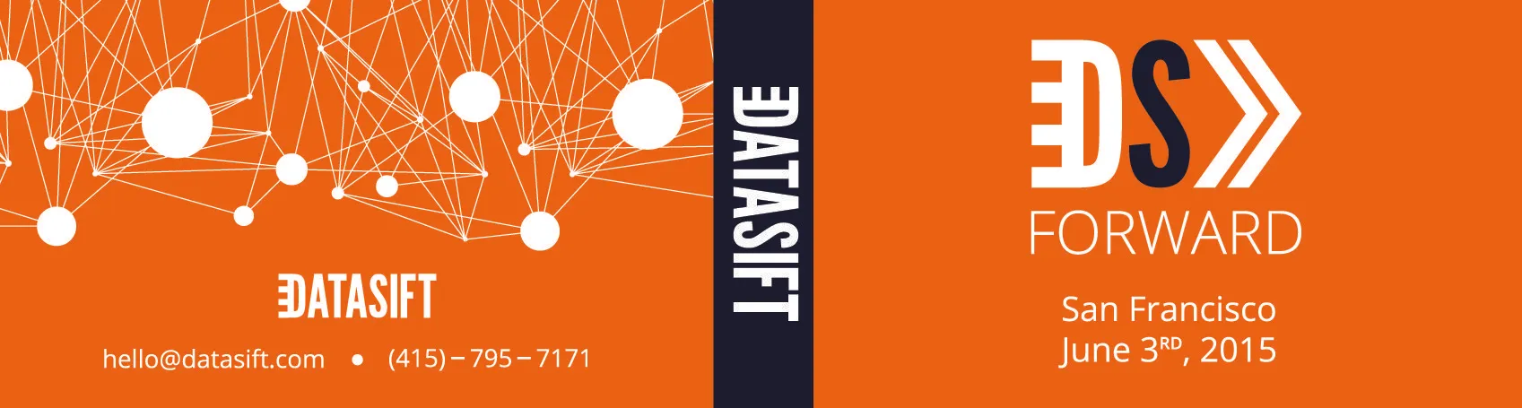 Custom corporate flipbook cover for DataSift
