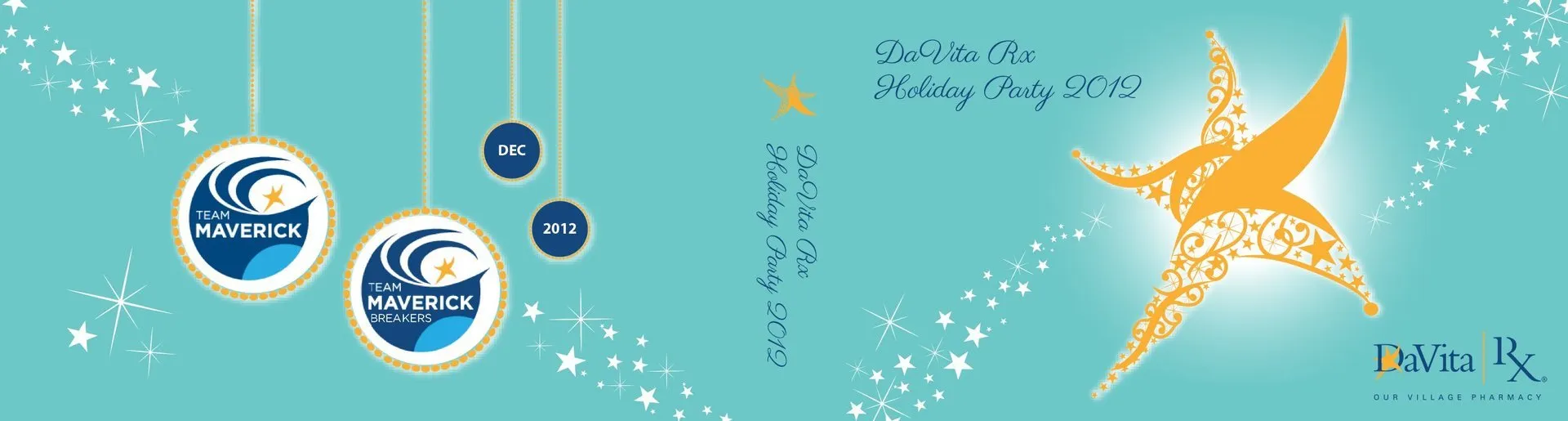 Custom corporate flipbook cover for DaVita