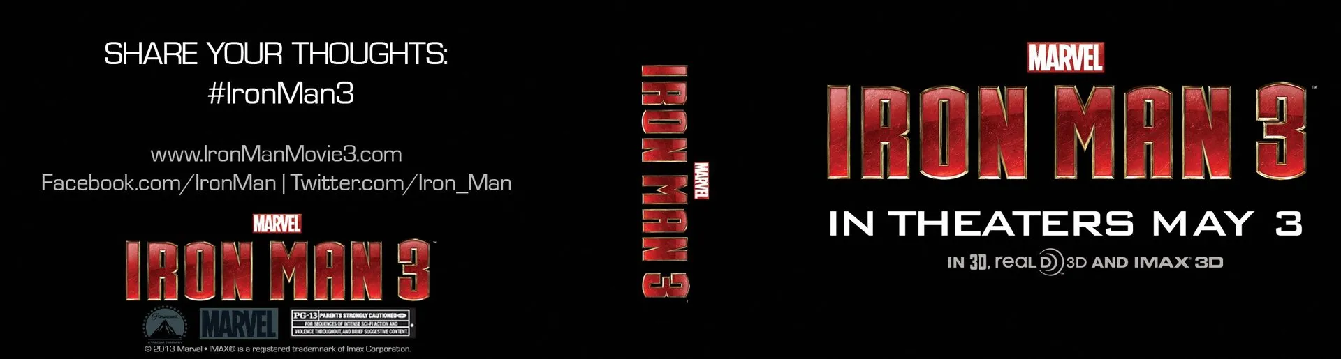 Custom corporate flipbook cover for Iron Man 3