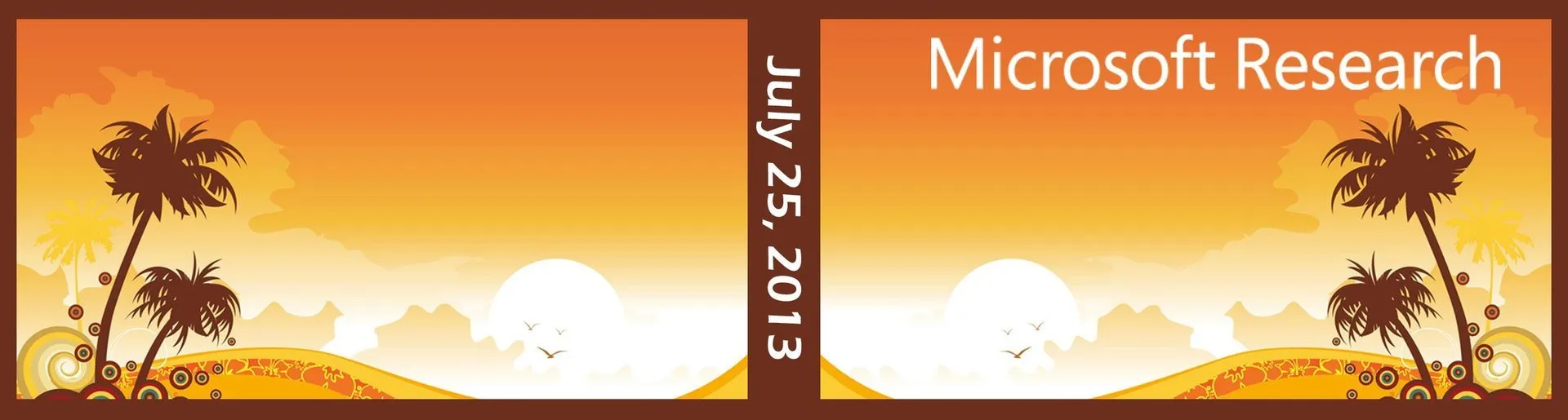 Custom corporate flipbook cover for Microsoft