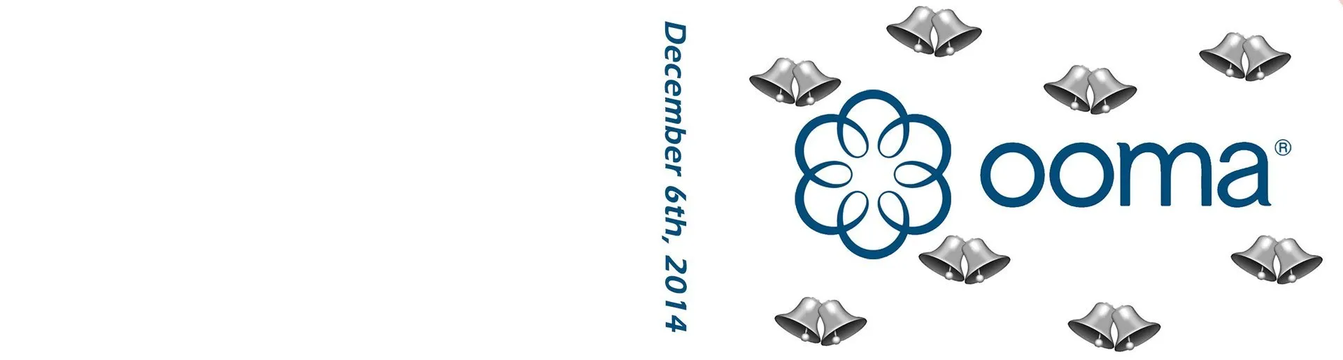 Custom corporate flipbook cover for Ooma