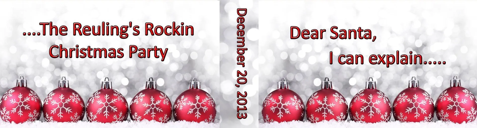 Custom corporate flipbook cover for Reuling Christmas Party