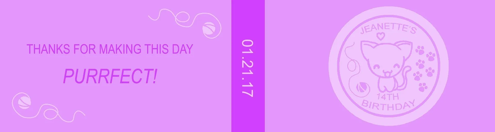 Custom mitzvah flipbook cover for Jeanette's celebration