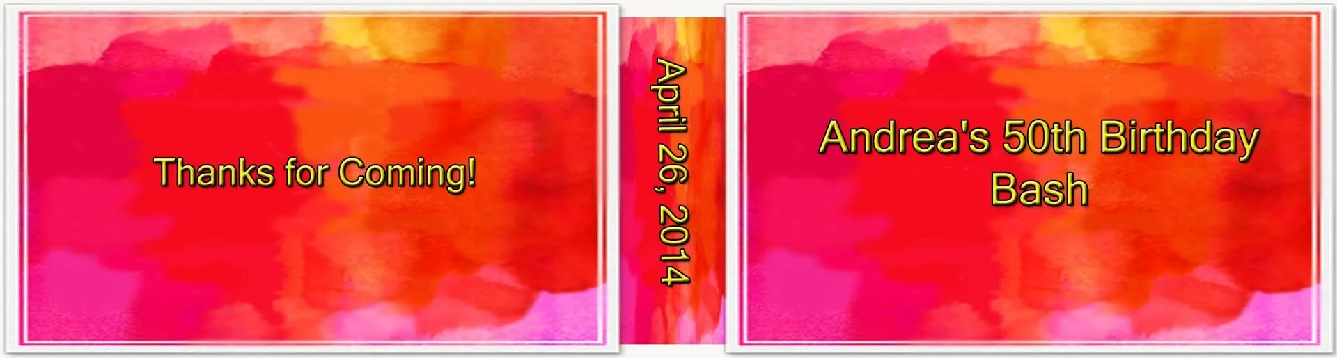 Custom mitzvah flipbook cover for Acebal celebration