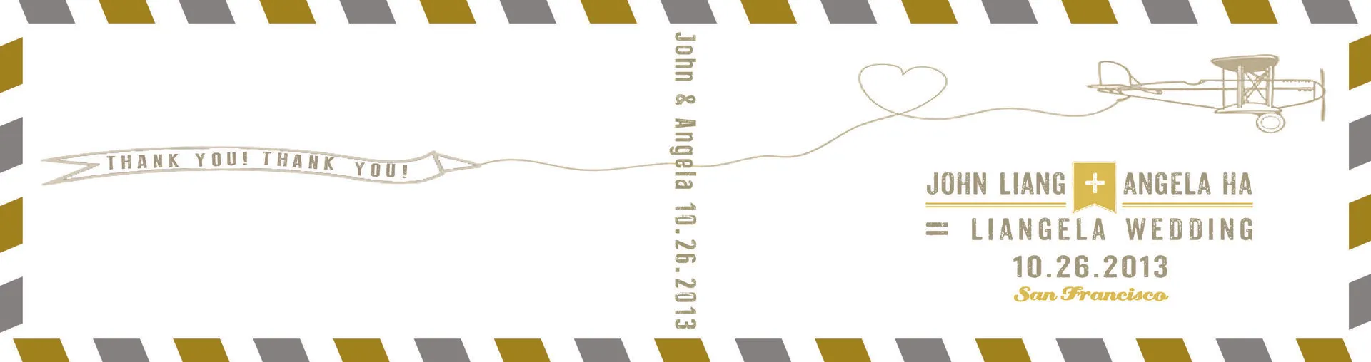 Custom wedding flipbook cover for Ha Wedding