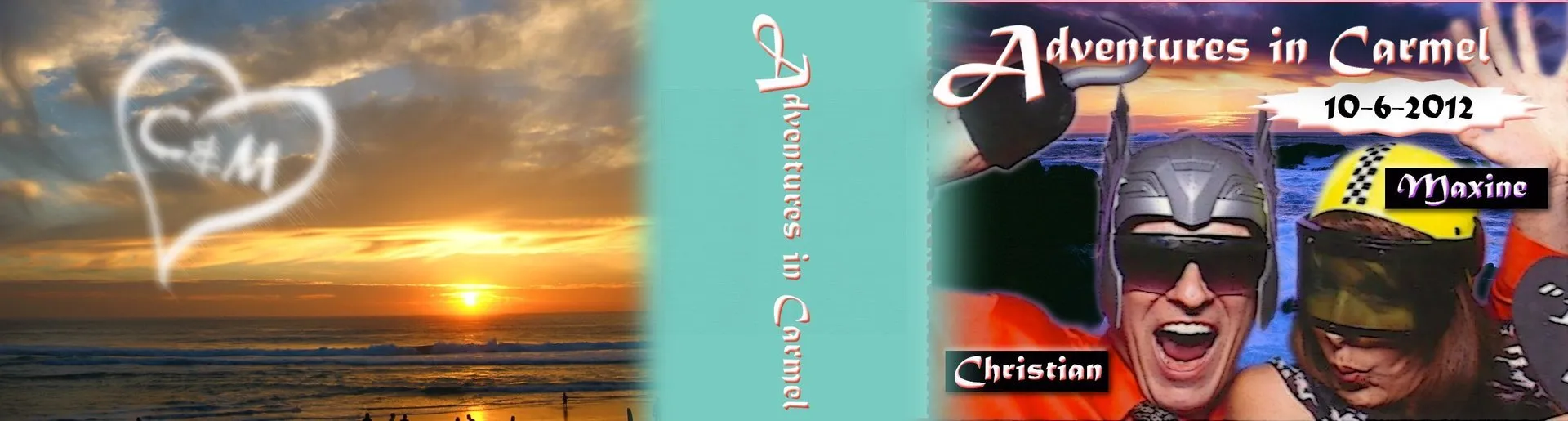 Custom wedding flipbook cover for Maxine's event