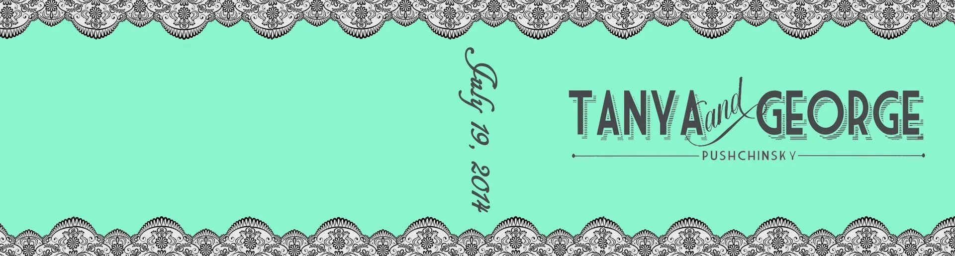 Custom wedding flipbook cover for Tanya's 19th celebration