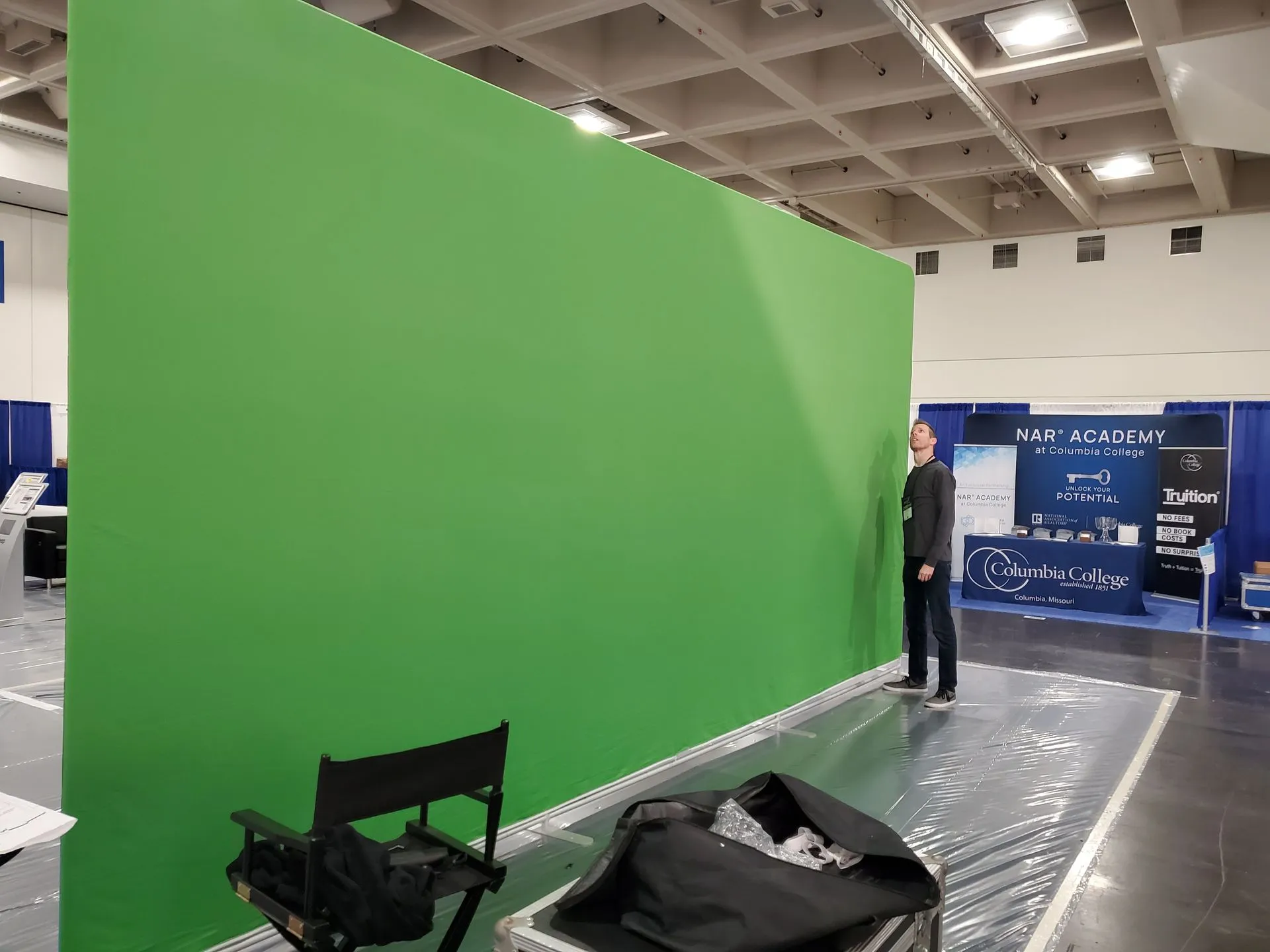 Action Flipbooks activation on site at a live event