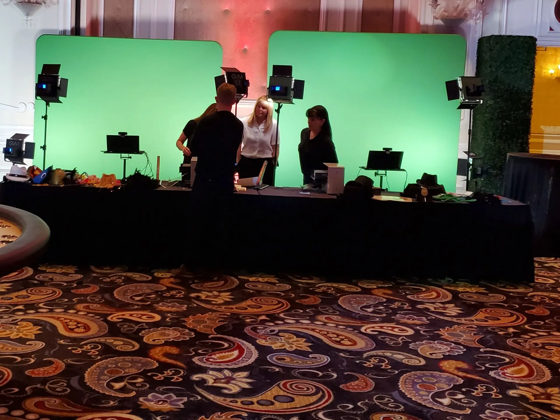 Action Flipbooks activation on site at a live event