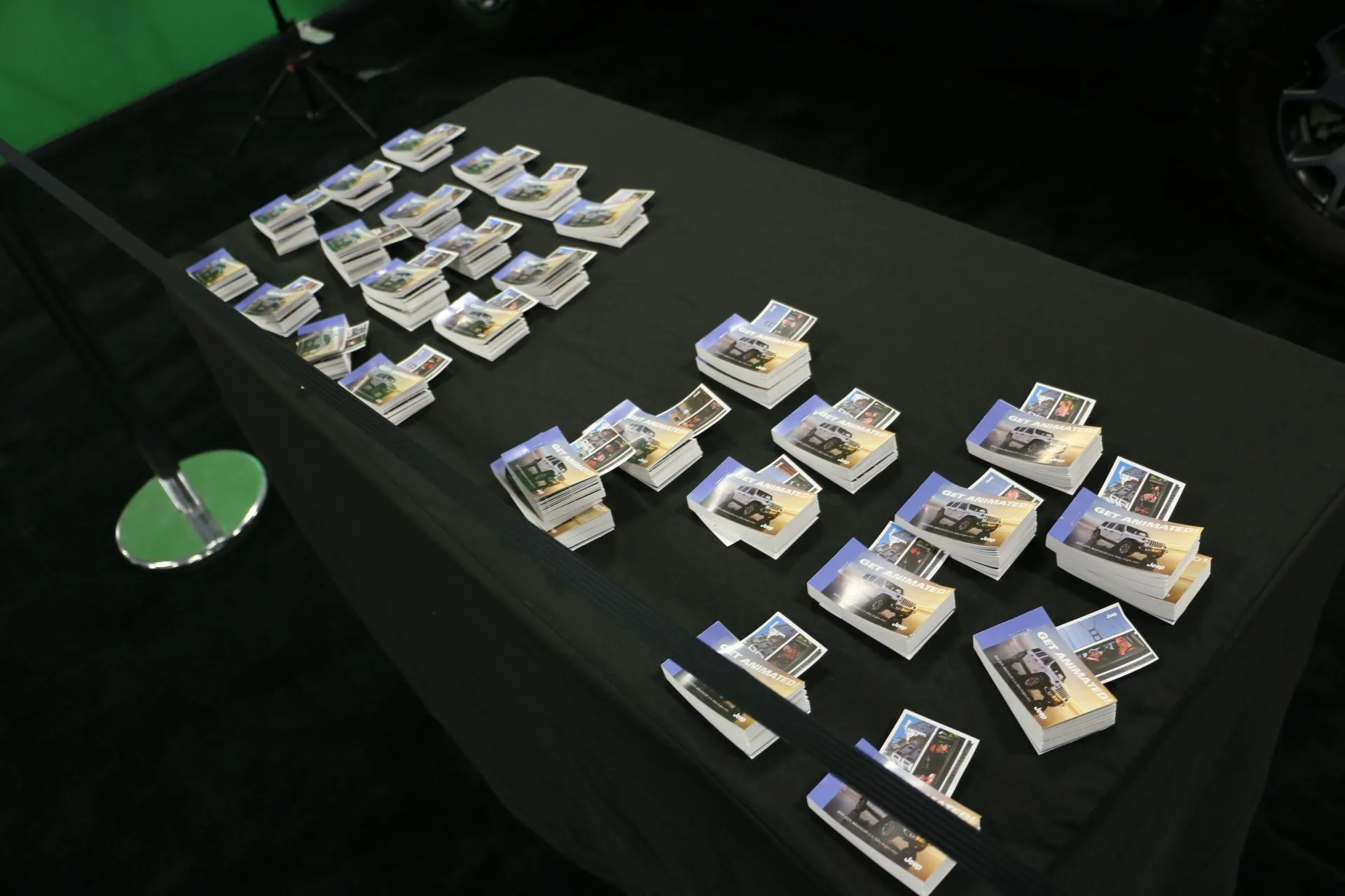 Action Flipbooks activation on site at a live event