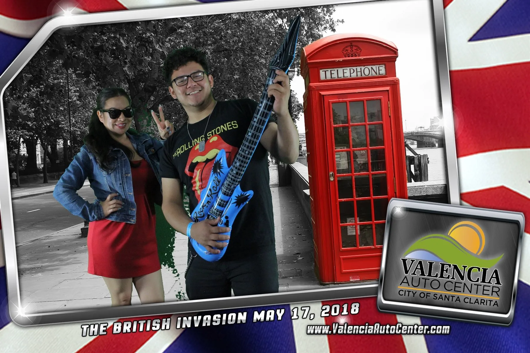 Costumed guests starring in their Action Flipbook in the Gaslamp Quarter