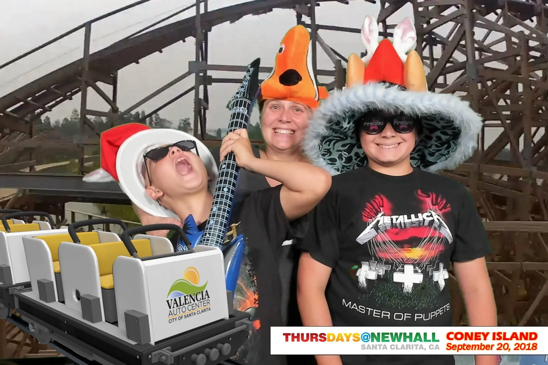 Green screen flipbook activation with digital backgrounds in Santa Barbara