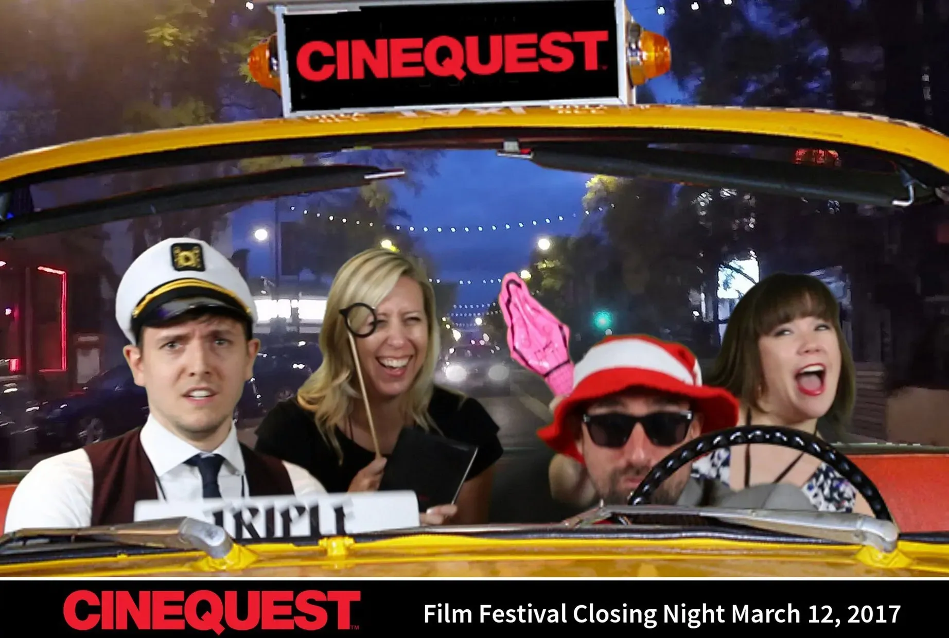 Green screen photos at the Cinequest Film Festival in San Jose